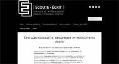 Desktop Screenshot of ecoute-ecrit.fr