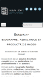Mobile Screenshot of ecoute-ecrit.fr